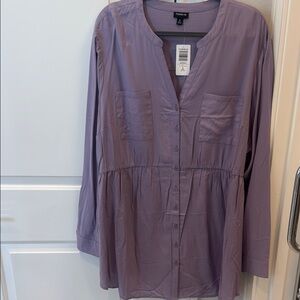 Torrid Women's Purple Tunic Top